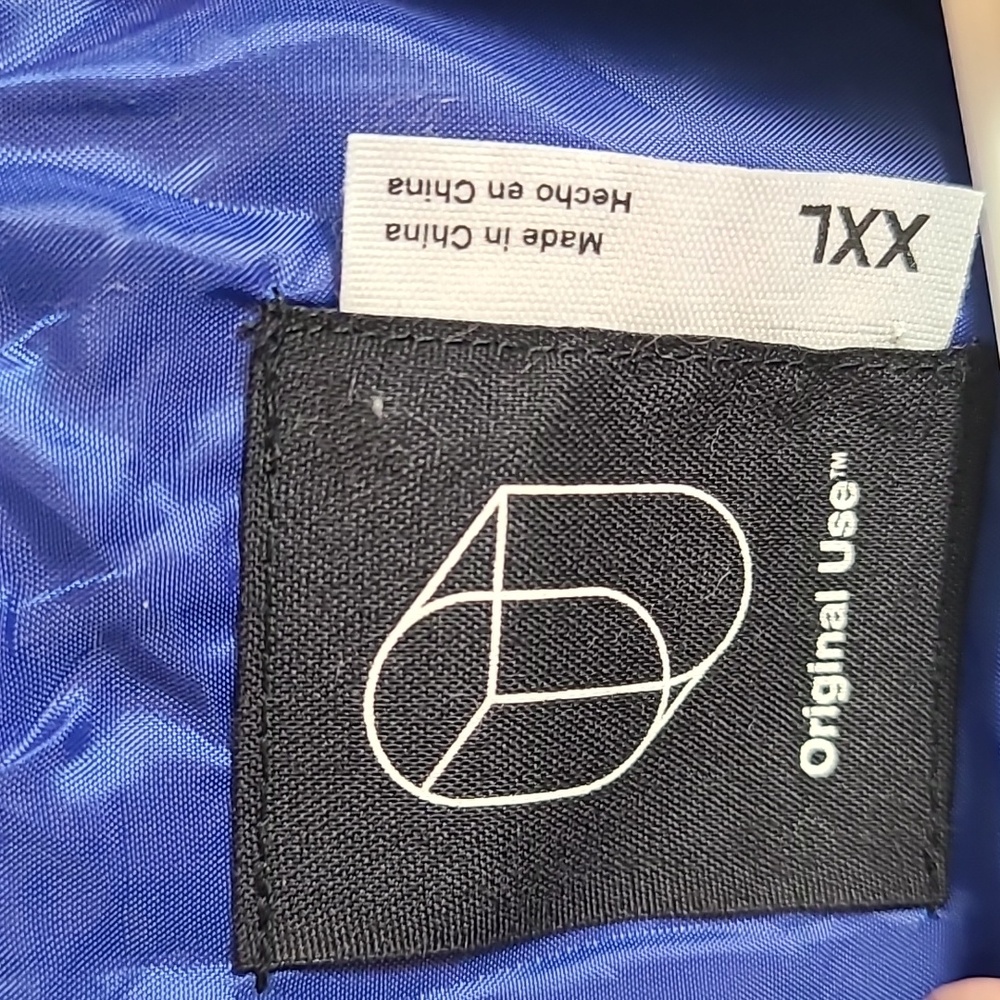 ORIGINAL USE Unisex Tipped Bomber Jacket size Xxl - Picture 3 of 4